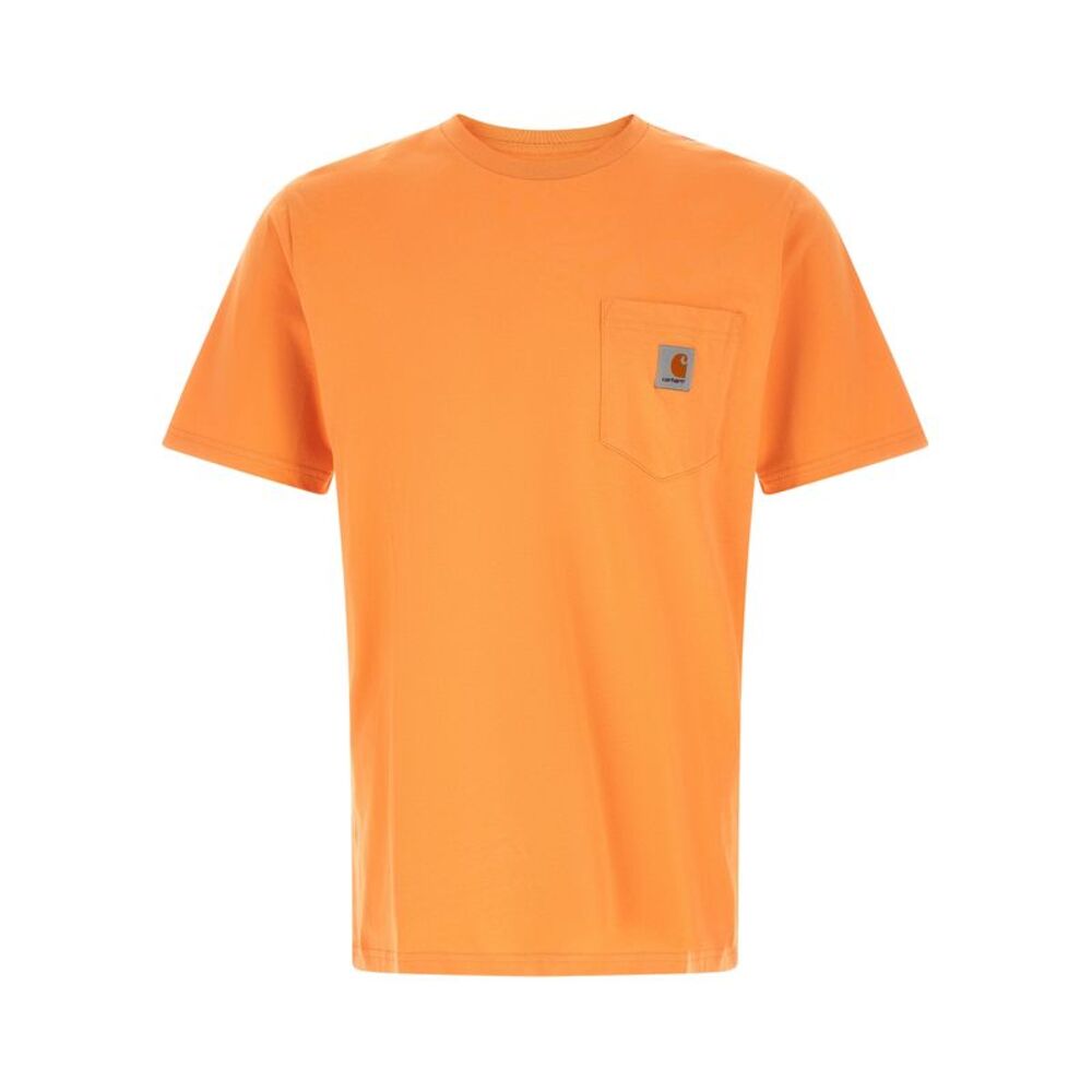 Carhartt Wip Orange Cotton Men's T-Shirt